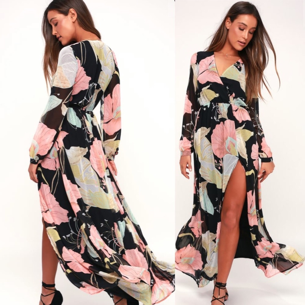 Lulu’s Floral Flowy Dress